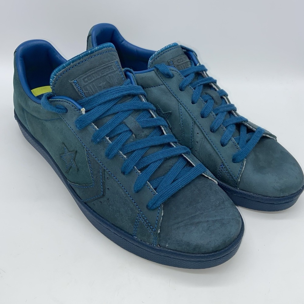 Converse One Star Blue Suede Shoes Sneakers‎ Men's 10 Women's 11.5 Lunarlon Teal